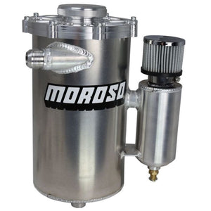 Moroso 22614 15in Tall 7in Dia 6qt Dry Sump Tank w/Breather Tank