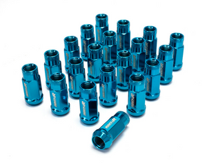 Wheel Mate WM14R06U WM14R 14x1.50 Lug Nuts Blue 20 PCS