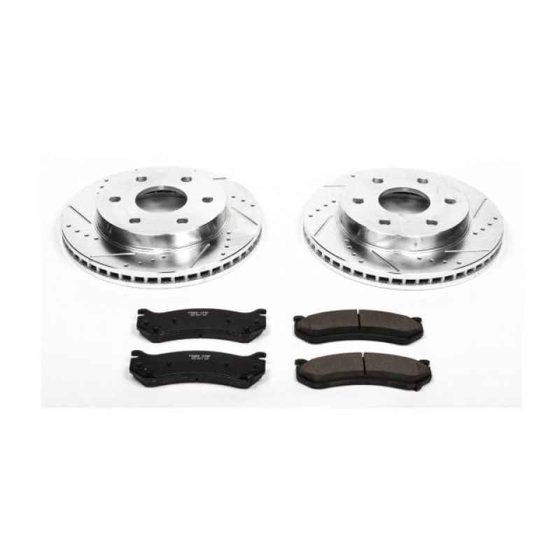 PowerStop K2009 fits Cadillac 02-06 Escalade Front Z23 Evolution Sport Brake Kit