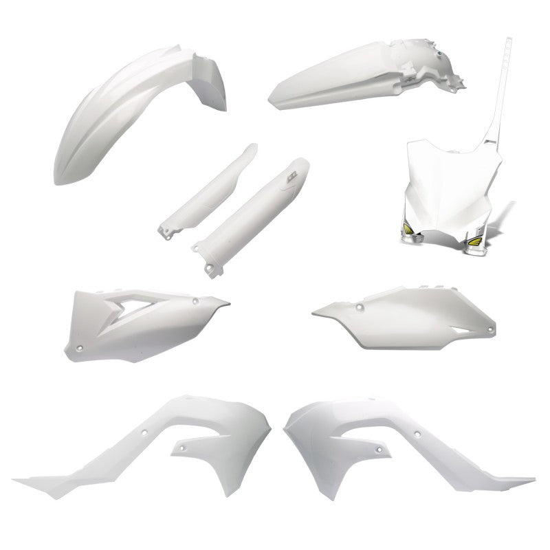 Cycra 1CYC-9325-42 21-23 fits Kawasaki KX450X Powerflow Body Kit - White