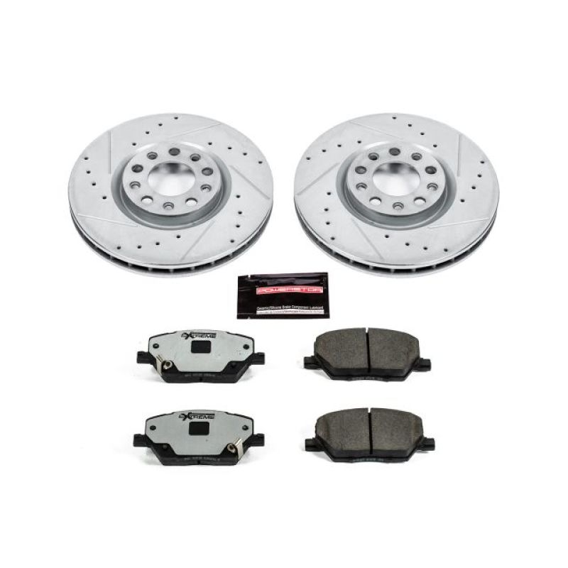 PowerStop K7299-36 16-18 fits Fiat 500X Front Z36 Truck & Tow Brake Kit