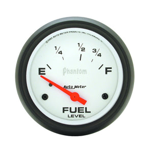 AutoMeter 5815 AutoMeter Gauge Fuel Level 2-5/8in. 73 Ohm(e) to 10 Ohm(f) Elec Phantom