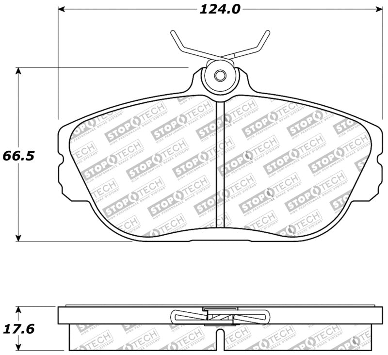 Stoptech 309.0601 Fleet Performance Brake Pads