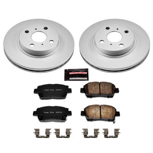 PowerStop fits Toyota Prius Front Z17 Evolution Geo 01-03met Coated Brake Kit