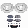Power Stop 13-14 Ford Edge Rear Z23 Coated Brake Kit