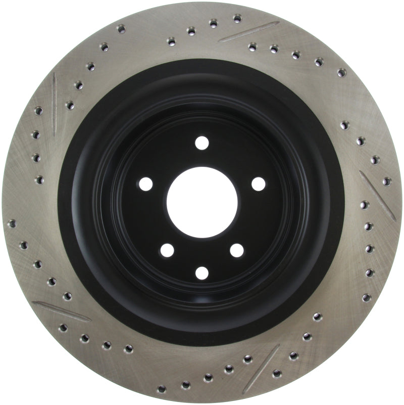 Stoptech 127.42101L fits Infiniti G37/Nissan 370Z Slotted/Drilled Rear-L Rotor