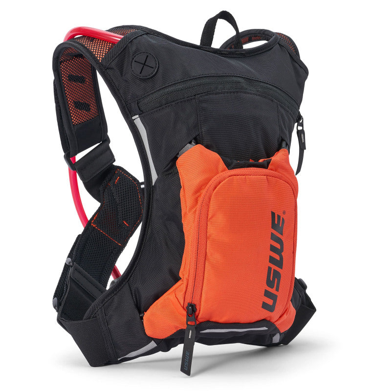 USWE 2033438 Moto Hydro Hydration Pack 3L - Black/Factory Orange