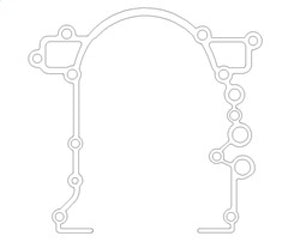 Cometic C5698-031 Cometic Buick LC4/LC9/LD5 V6 .031in Fiber Timing Cover Gasket