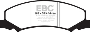 EBC DP31762C 08-09 Buick Allure (Canada) 5.3 Redstuff Front Brake Pads