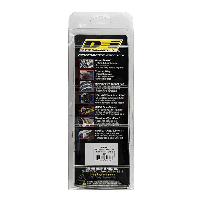 DEI  10671 Vapor Block Sleeve 3/8in x 36in