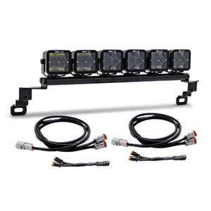 Borne Off-Road BNLT-BR-21S-B6U 2021+ fits Ford Bronco Direct Fit Light Pods - Standard Bumper - Kit of 6 - Up
