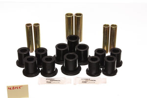 Energy Suspension 4.2145G fits Ford Rear Spring Bushing Set Complete - Black
