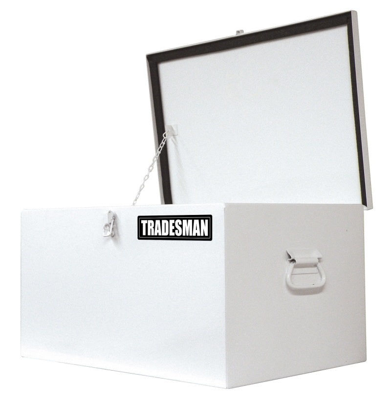 Tradesman 88024T Steel Job Site Box/Chest (Light Duty/Small) (24in.) - White