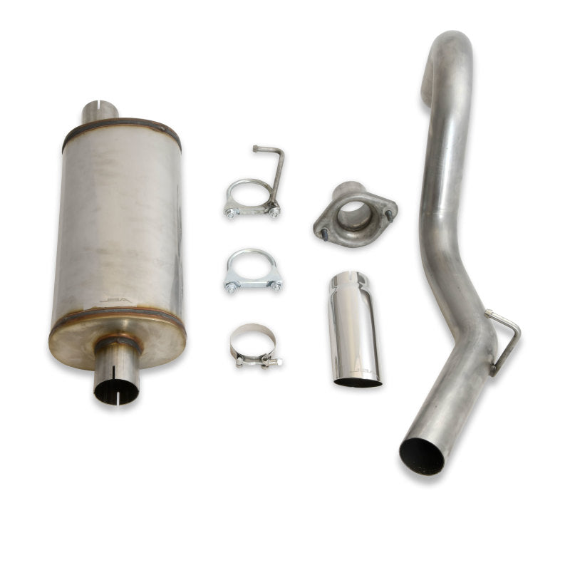 JBA 30-1501 00-06 fits Jeep Wrangler TJ 2.5L/4.0L 304SS Single Rear Exit Cat-Back Exhaust