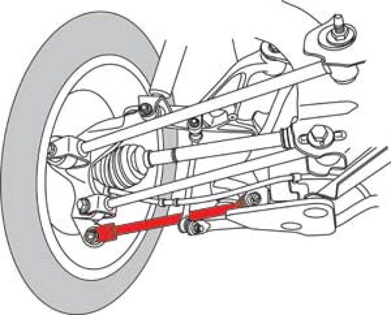 SPC Performance 12021 2014-2016 fits Infiniti Q50/Q70 / 2011-2013 M36/M56 Rear Radius Left and Right Rods
