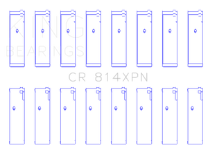 KING KINGCR814XPNSTDX fits CR814XPNSTDX fits Ford 351ci 5.8L 16V (Size STDX Ove