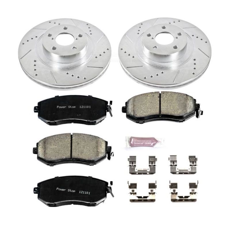 PowerStop K6082 fits Scion 13-16 FR-S Front Z23 Evolution Sport Brake Kit