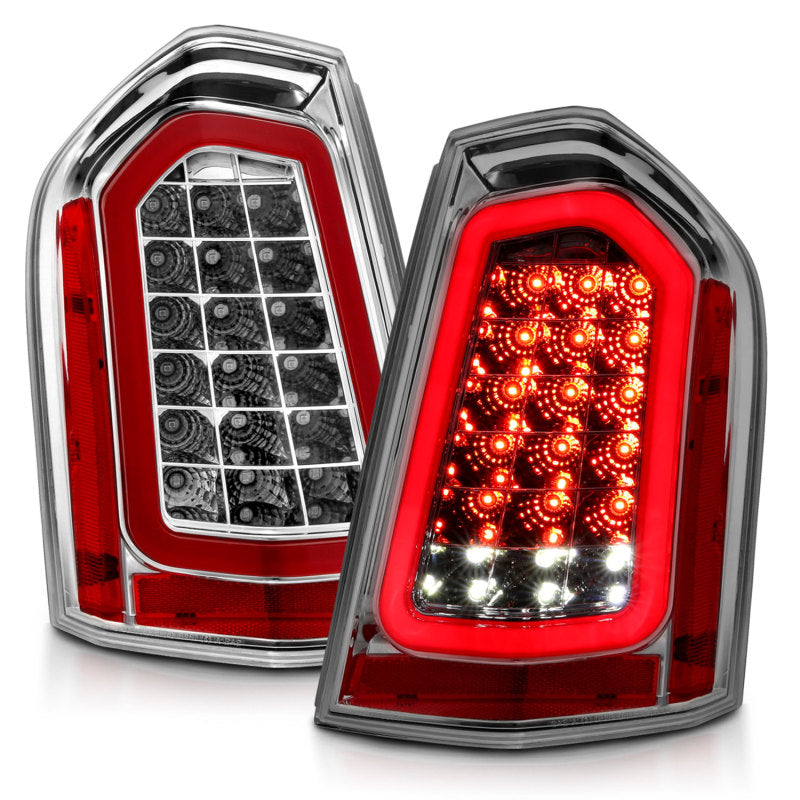 ANZO 321344 fits Chrysler 11-14 300 LED Taillights Chrome w/ Sequential