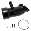 Wehrli WCF100721-FB fits Chevrolet 17-19 6.6L L5P Duramax 3.5in Intake Horn w/PCV Port - Flat Black