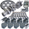 Eagle B13052L03068 fits Chevy 350 1Pc 3.750in Crank 6.000in I-Beam Rod 4.030in Pistons 168 Tooth FP Balanced Assembly