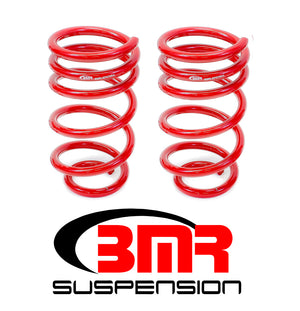 BMR SP079R 5th Gen fits Camaro V8 Rear Lowering Springs - Red
