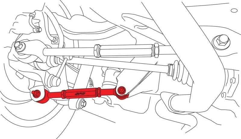 SPC Performance 67665 03-06 fits Subaru Baja/00-09 Legacy/Outback Rear Camber Kit (SINGLE ARM-REQUIRES 2)