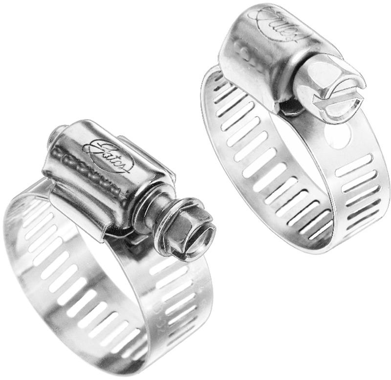 Gates 32016 Stainless Steel Clamp Size 16 (Fits Hose ID 3/4in to 1in Clamping