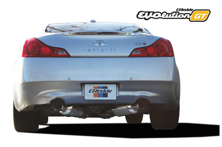 GReddy 10128304 07-14 fits Infiniti G37 Evolution (RWD ONLY) GT 304SS Cat-Back E