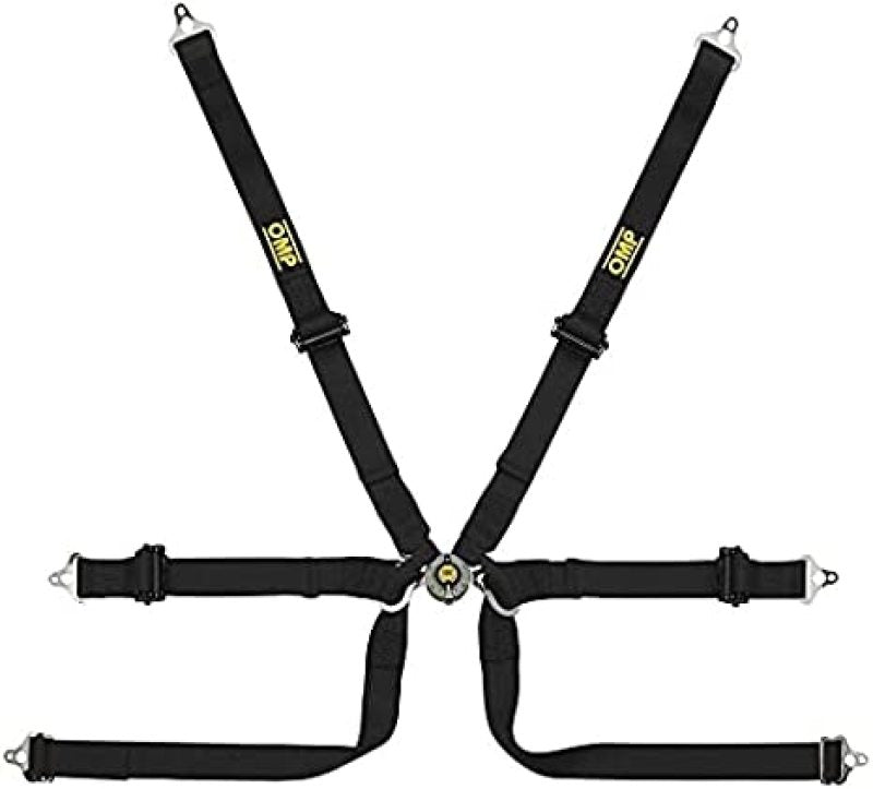 OMP DA0-0206-A02-071 Safety Harness Tecnica 2In Prot Black Pull Up - (Fia 8853-2016)