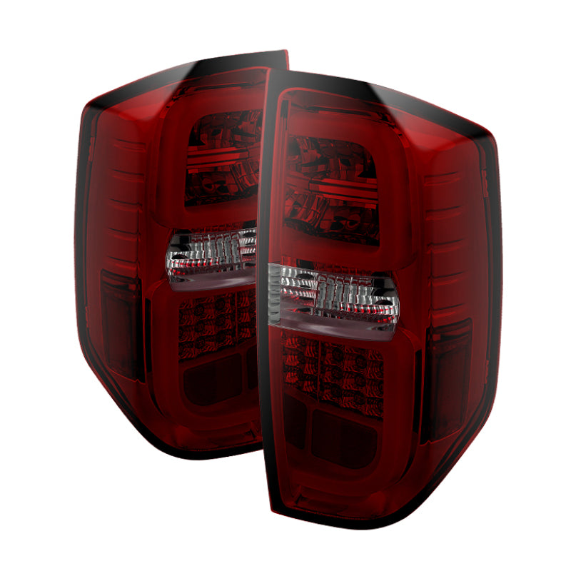 Spyder 5080189 fits Toyota 14-20 Tundra 2016 Light Bar LED Tail Lights Red Smok