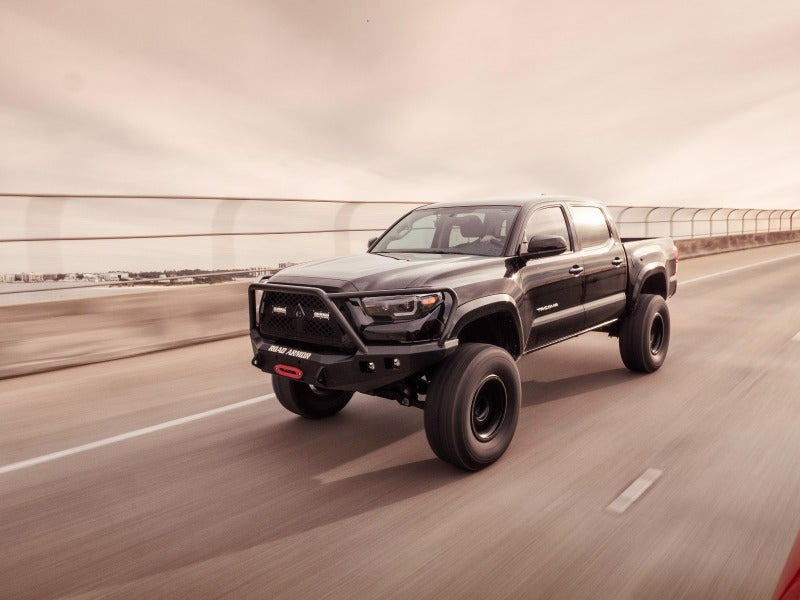 Road Armor 9161F5B 16-20 fits Toyota Tacoma Stealth Front Winch Bumper w/Lonestar Guard - Tex Blk