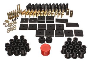 Energy Suspension 8.18105G 64-78 fits Toyota FJ40 Land Cruiser Black Hyper-Flex Master Bushing Set