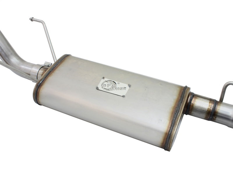AFE 49-46024-B orce XP 2.5in Cat-Back Stainless Steel Exhaust System w/Black Ti