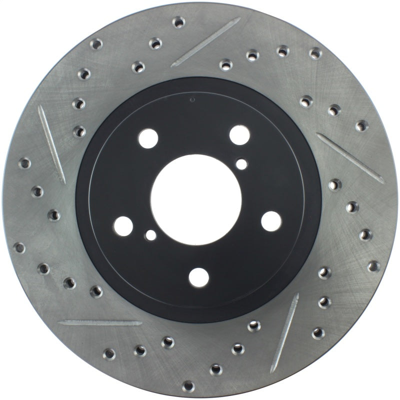 Stoptech 127.47012R Slotted & Drilled Sport Brake Rotor