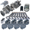 Eagle 615044155 fits Pontiac 455 4.500in Crank 6.800in I-Beam Rods -6cc Flat Top 4.155in Pistons Rotating Assembly