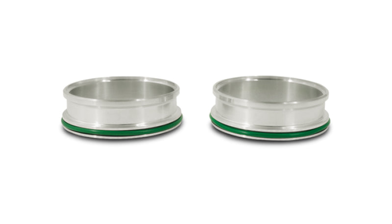 Vibrant 12543 minum Weld Ferrules w/ O-Rings for 2in OD Tubing - Sold in Pairs