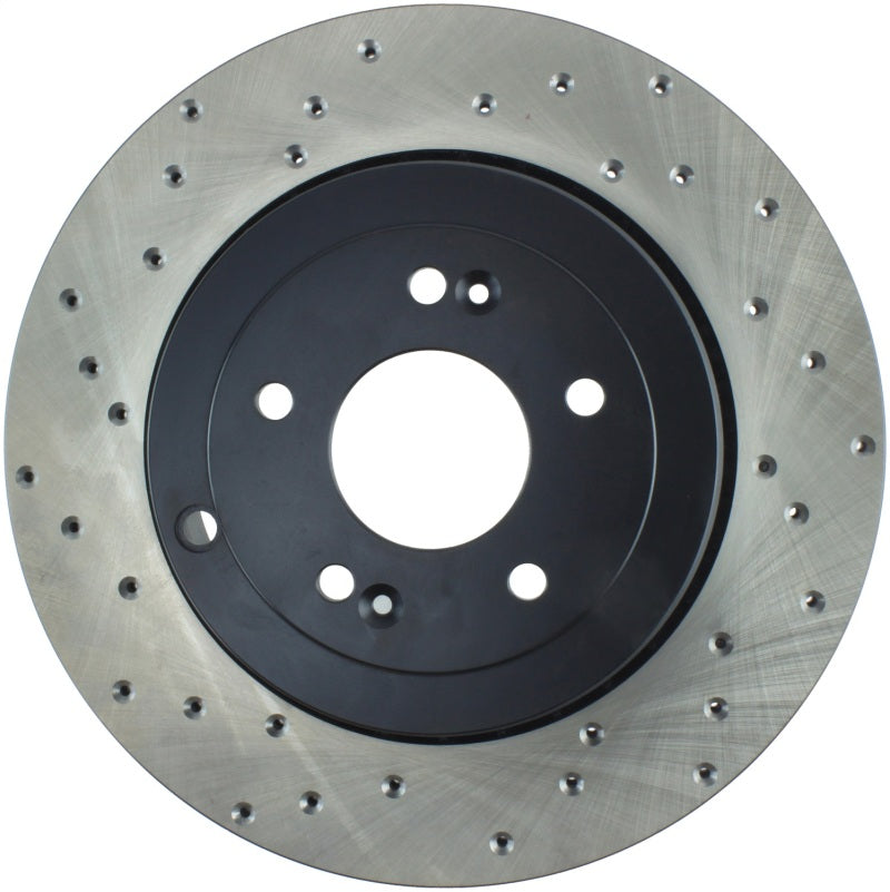 Stoptech 128.51035R Power Slot 10-13 Hyundai Genesis Coupe Track & R-Spec Rear Right Drilled Rotor