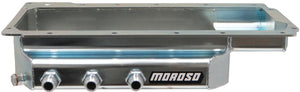 Moroso 21156 fits GM LS (w/Three Right Side Pick Ups) Fabricated Dry Sump 4in St