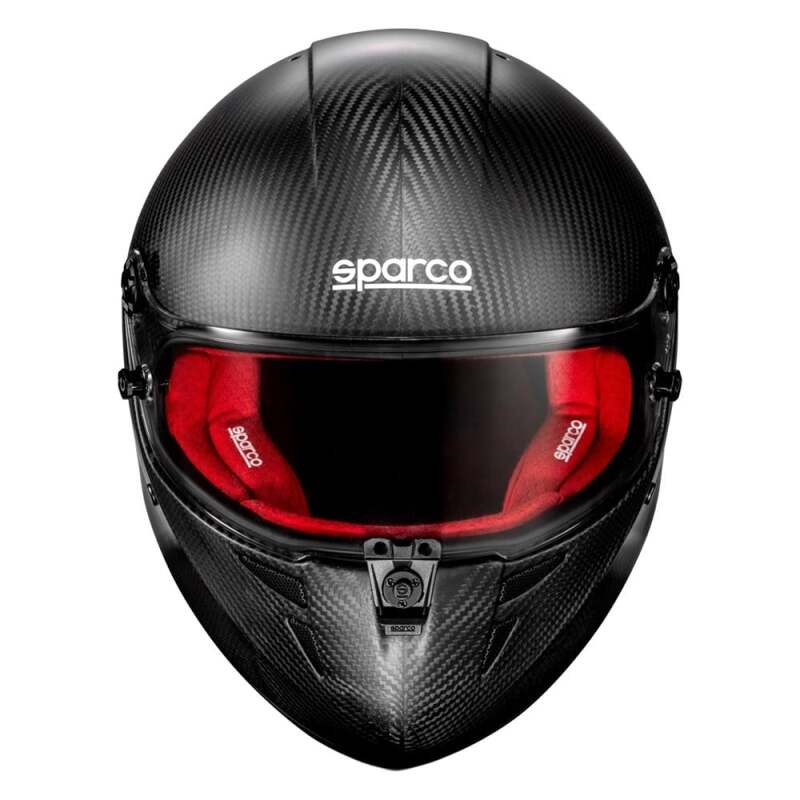 SPARCO BRH0003B0R0100L Stealth RF Helmet - Large - Carbon/Red
