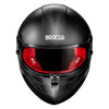 SPARCO BRH0003B0R010XL Stealth RF Helmet - Extra Large - Carbon/Red