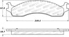 Stoptech 309.0655 Sport Brake Pads w/Shims - Rear