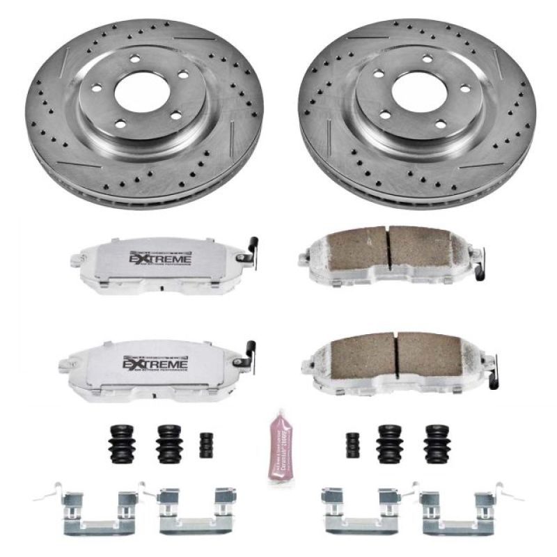 PowerStop K6094-26 11-17 fits Nissan Juke Front Z26 Street Warrior Brake Kit