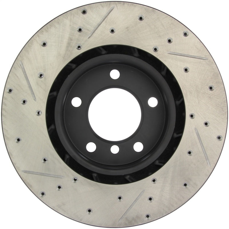 Stoptech 127.34038L Slotted & Drilled Sport Brake Rotor