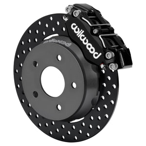 Wilwood 140-18059-D 22-24 Polaris RZR Turbo/ Pro R 5-Lug Front Big Brake Kit - Drilled Rotors Black Powder Coat