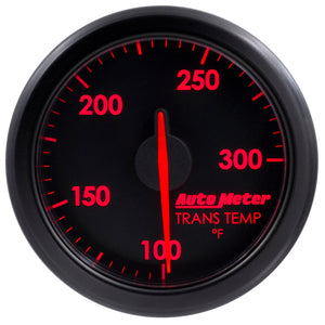 AutoMeter 9157-T Autometer Airdrive 2-1/6in Trans Temperature Gauge 100-300 Degrees F - Black