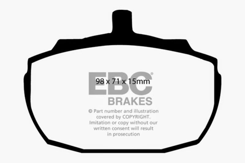 EBC DP2243 fits Morgan 91-93 4/4 1.6 Greenstuff Front Brake Pads