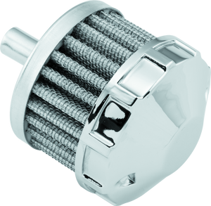 Bikers Choice 491259 Chrome Replacement Breather Filter 3/8 Hose Custom