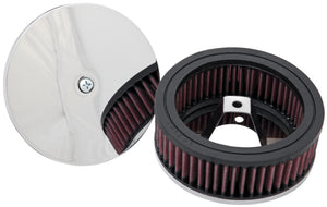 K&N Engineering RK-3201 K&N 4in ID / 5.5in OD / 2in H Custom Assembly Filter designed to fit Harley-Davidson Motorcycle