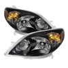 9023712 Xtune fits Toyota 03-08 Matrix Crystal Headlights Black HD-JH-TM03-AM-