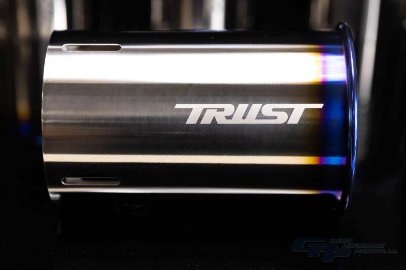 GReddy 11007123 PE-TR Rolled Tip-Burnt-Ti L 190mm x 115mm